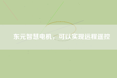 東元智慧電機，可以實現(xiàn)遠程遙控